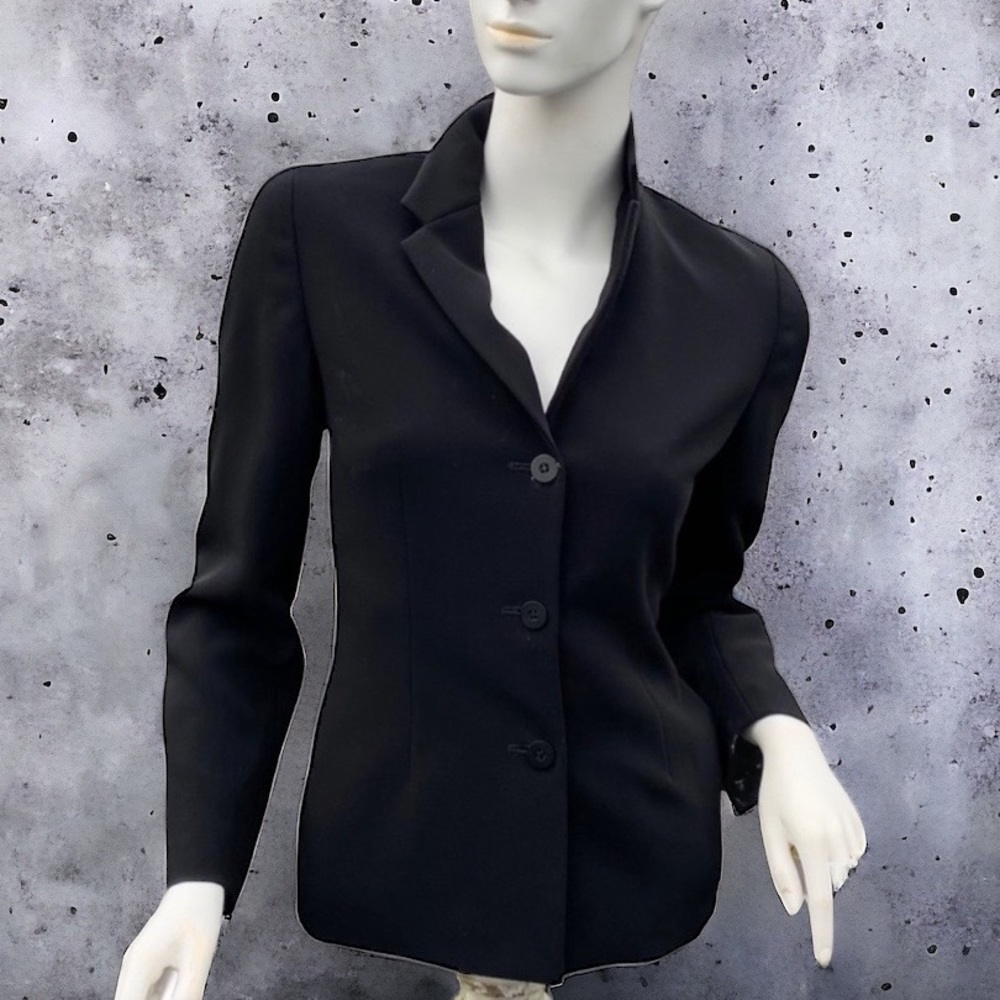 ❄️ 50% off winter Anne Klein Jackie O style vintage sharp shoulder blazer 4P